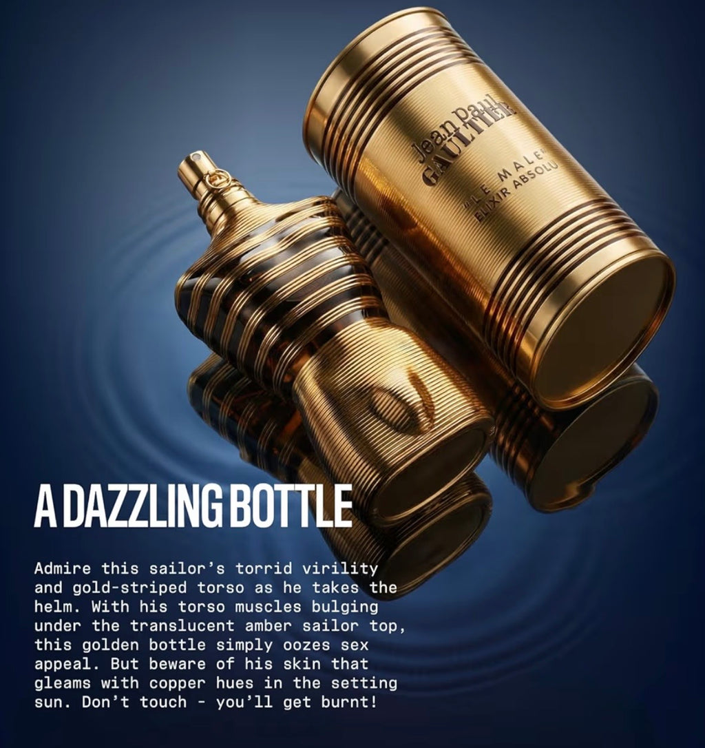 Le Male Elixir de Jean Paul Gaultier para hombre 4.2 oz Parfum Spray