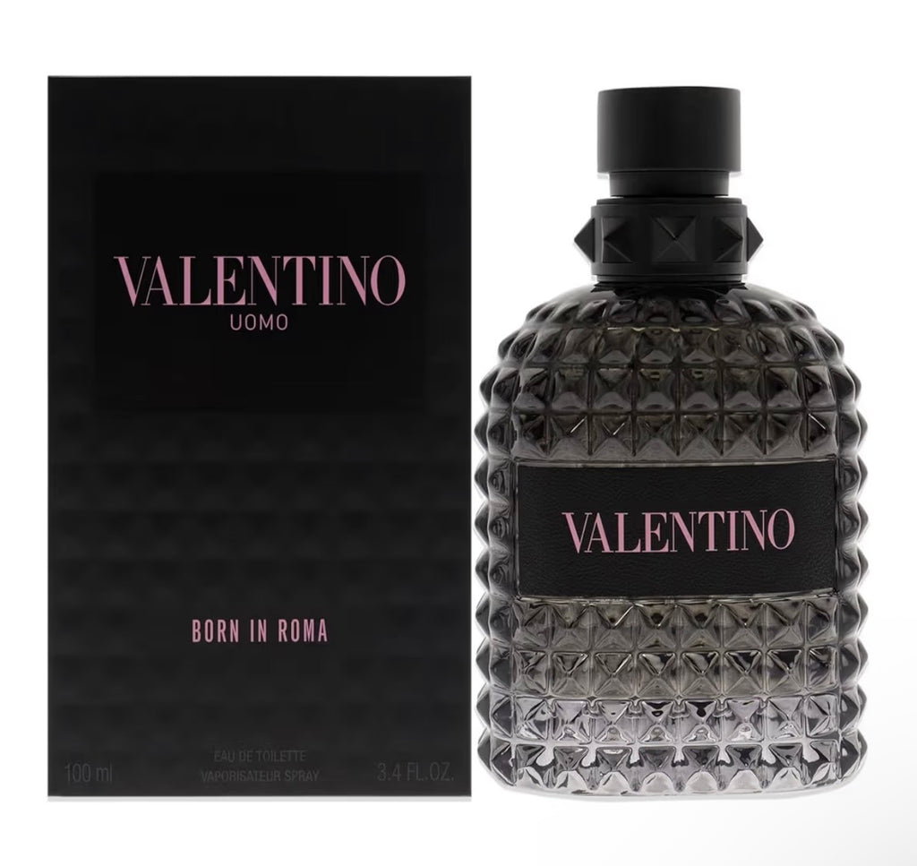 Valentino Uomo Born In Roma EDT espray para hombre de 3.4 onzas