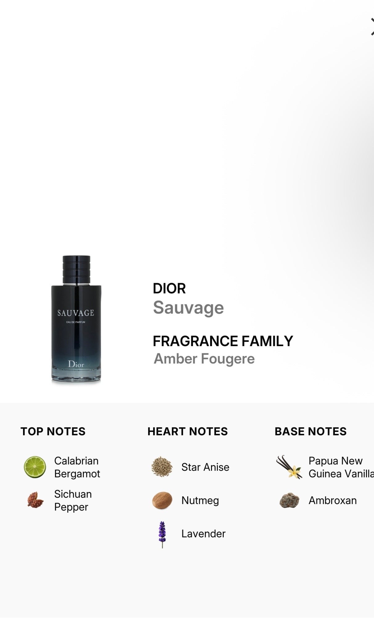 Men's Sauvage EDP Spray 6.8 oz Fragrances