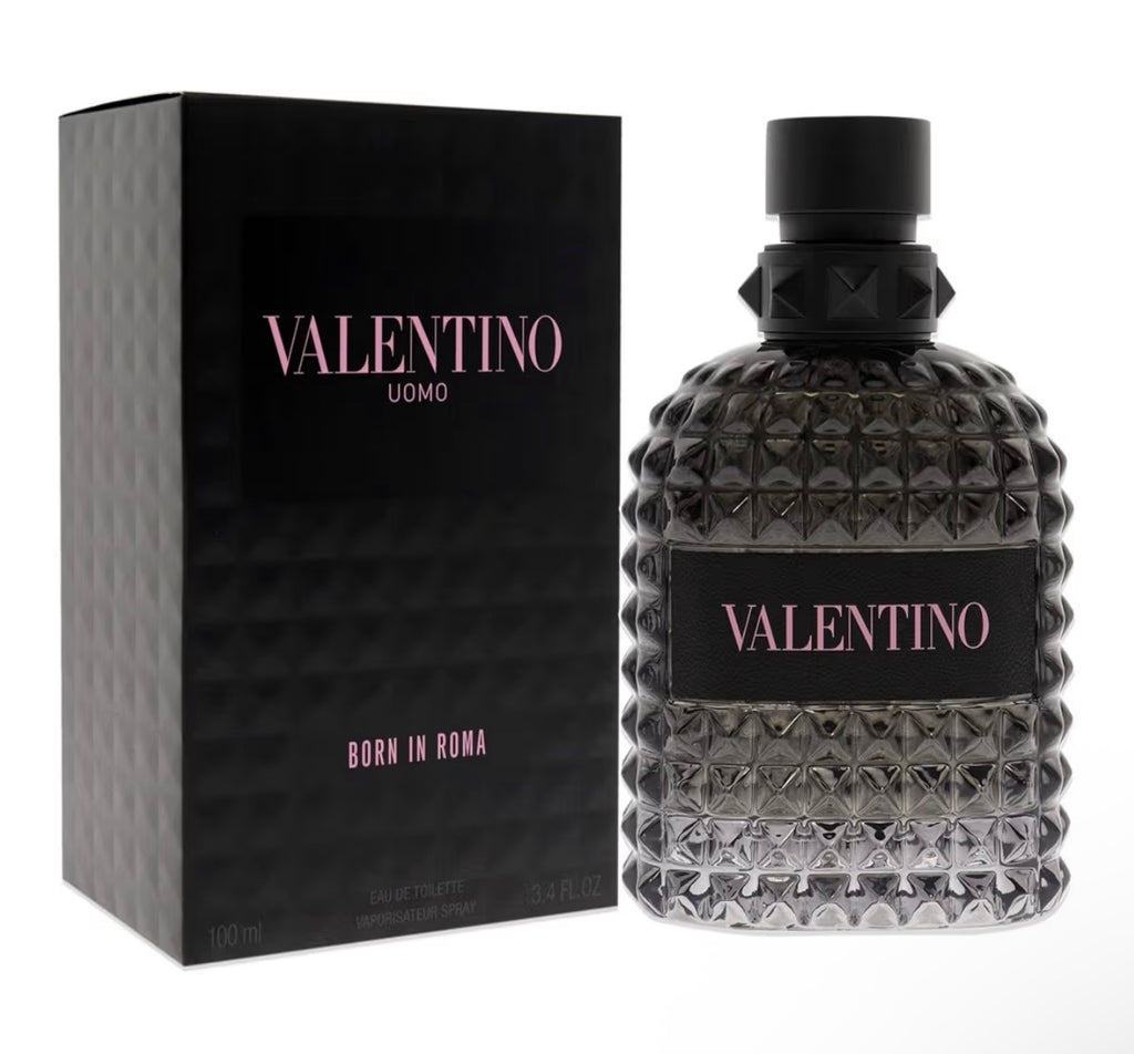 Valentino Uomo Born In Roma EDT espray para hombre de 3.4 onzas