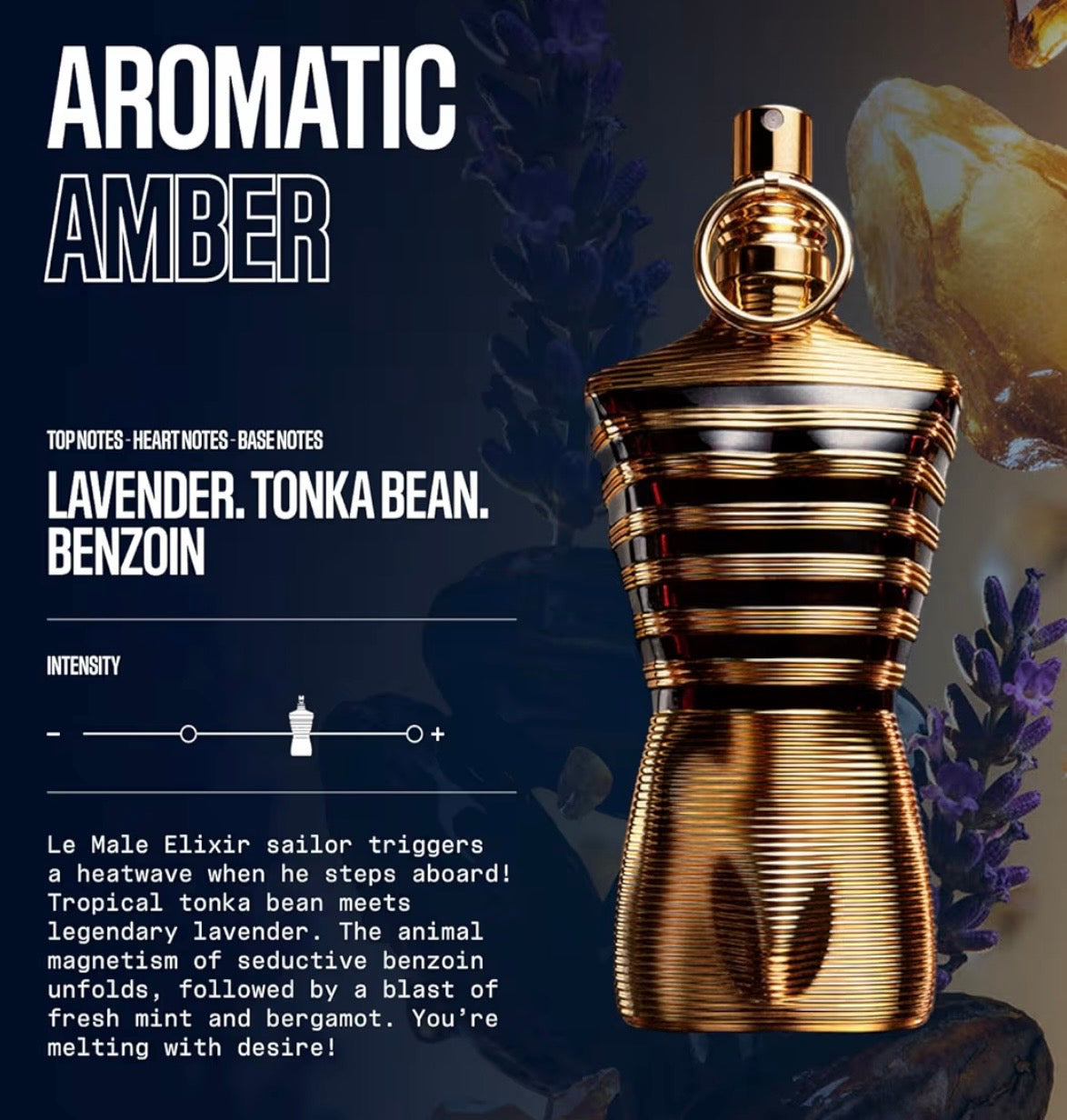 Le Male Elixir de Jean Paul Gaultier para hombre 4.2 oz Parfum Spray