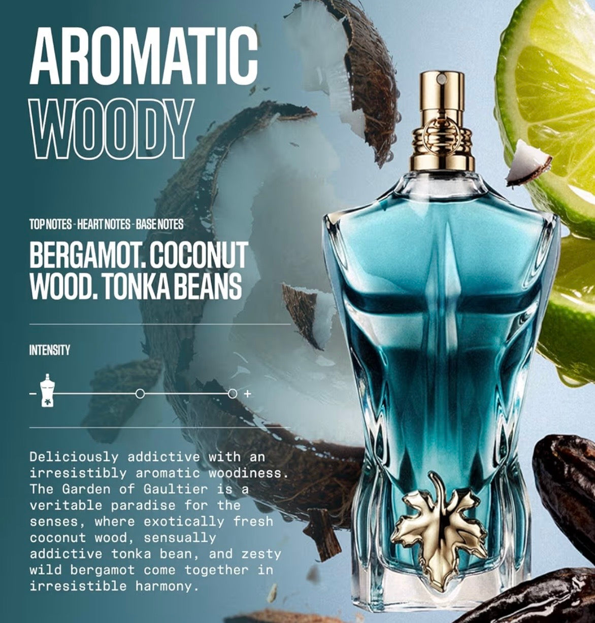Le Beau by Jean Paul Gaultier - Eau de Toilette en espray para hombre, 4.2 onzas