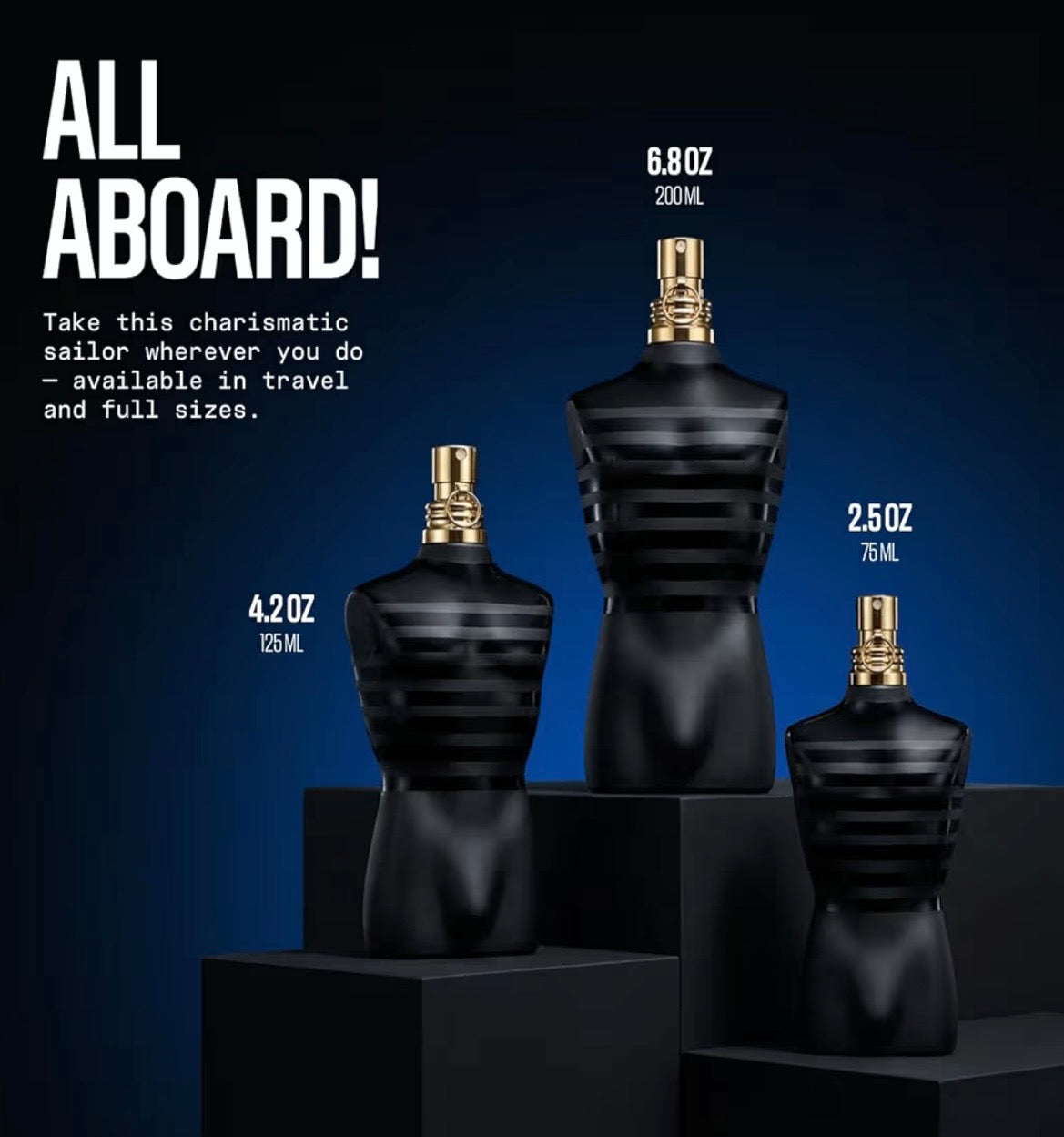 Le Male Le Parfum de Jean Paul Gaultier para Hombre 4.2 oz Spray de Eau de Parfum Intenso