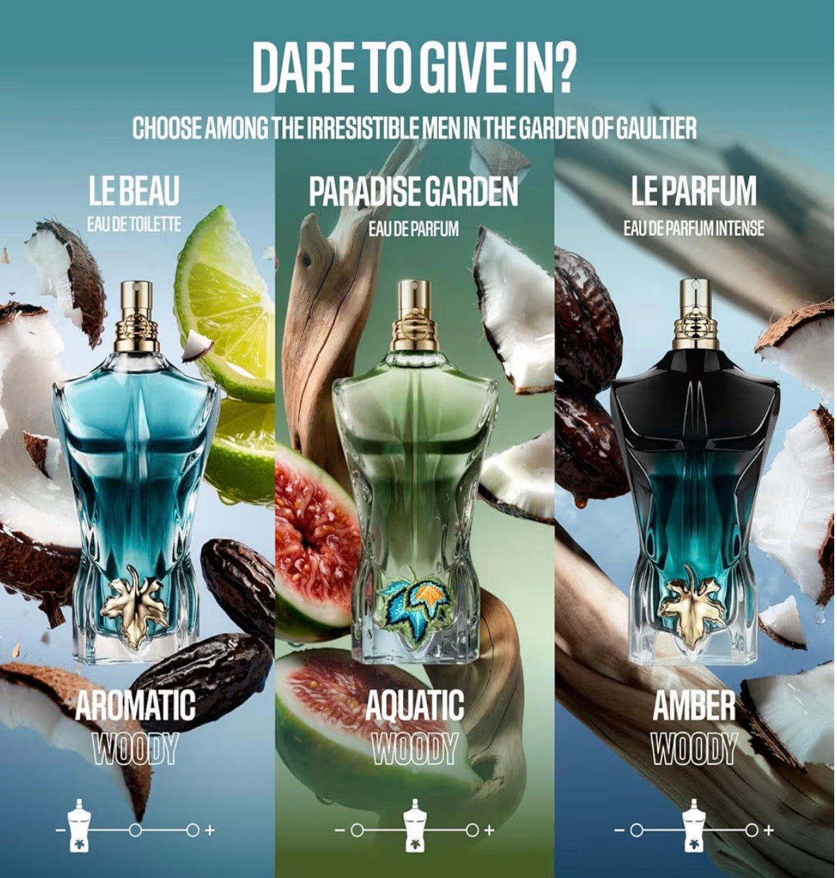 Le Beau by Jean Paul Gaultier - Eau de Toilette en espray para hombre, 4.2 onzas
