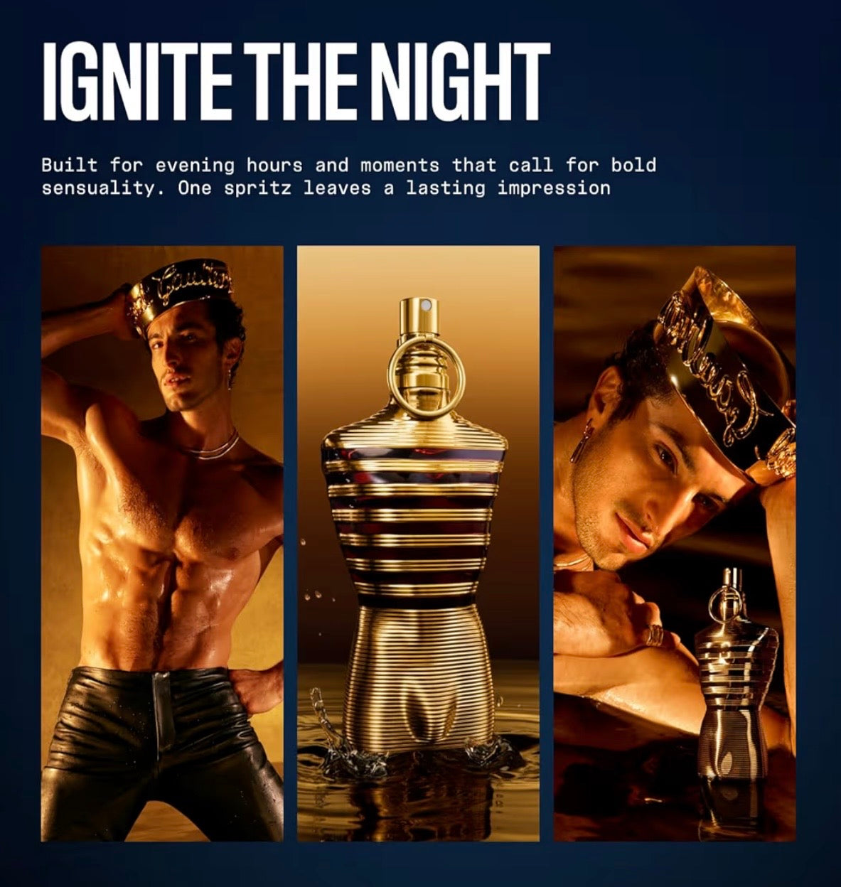 Le Male Elixir de Jean Paul Gaultier para hombre 4.2 oz Parfum Spray
