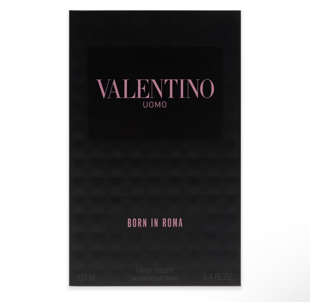 Valentino Uomo Born In Roma EDT espray para hombre de 3.4 onzas