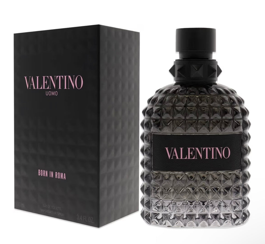 Valentino Uomo Born In Roma EDT espray para hombre de 3.4 onzas